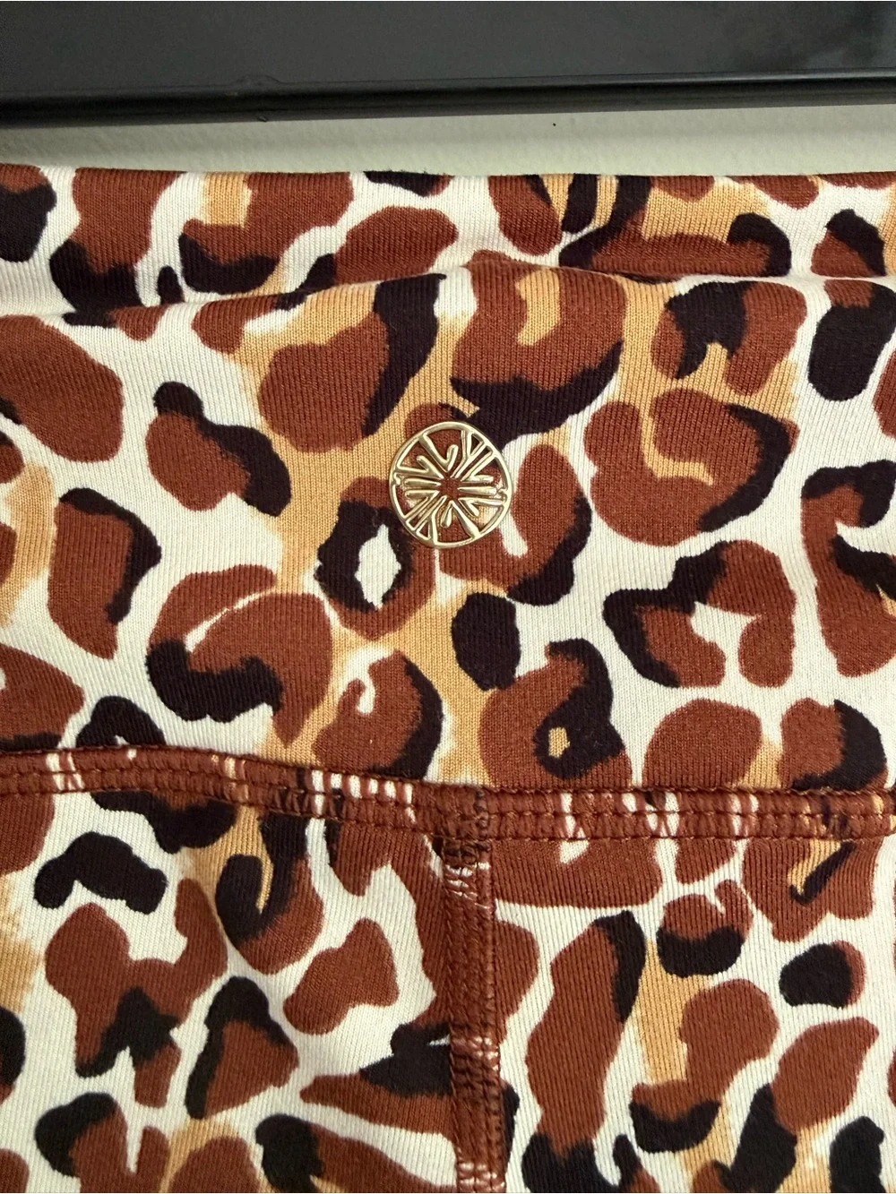 Lilly Pulitzer Brown and Black Leopard Print Leggings